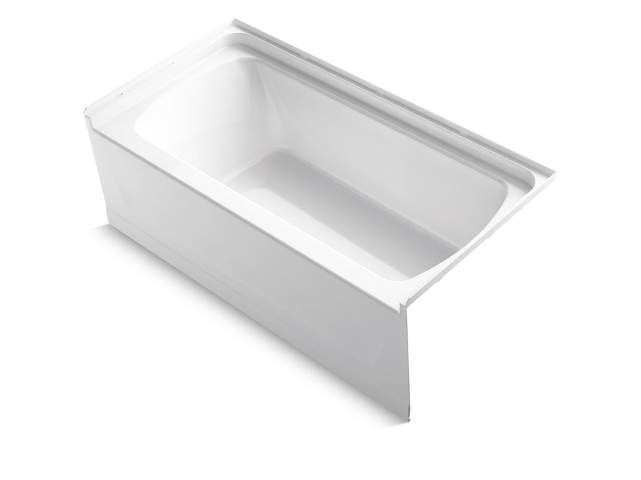 Sterling 71171122 Ensemble 60" x 30" Vikrell® Bath, Right Above-floor Drain, White