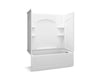 Sterling 71224100 Ensemble Curve 60" x 32" Vikrell® Bath/shower Wall Set, White