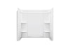 Sterling 71324100 Medley 60" x 32" Vikrell® Bath/shower Wall Set, White