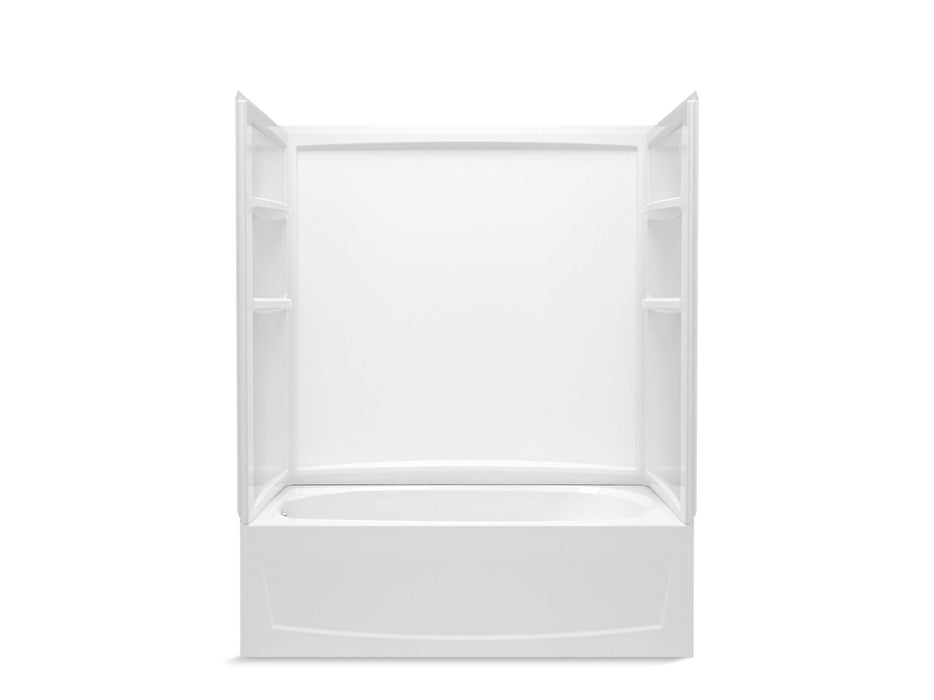 Sterling 71340112 Performa 2 60" x 29" Above-floor-drain Vikrell® Bath/shower, Left Drain, White