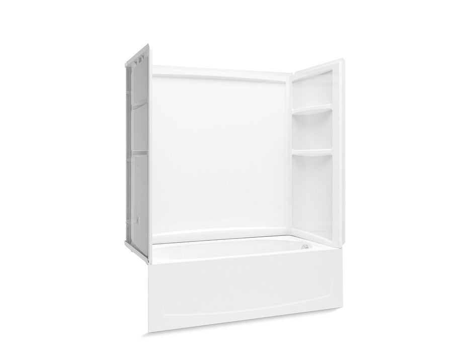 Sterling 71340122 Performa 2 60" x 29" Above-floor-drain Vikrell® Bath/shower, Right Drain, White