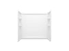 Sterling 71344006 Performa 2 60" x 29" Bath/shower Wall Set with Aging in Place Backerboards, White