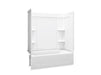 Sterling 71370110 Ensemble Medley 60" x 30" Vikrell® Bath/shower, Left Drain, White