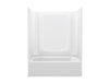 Sterling 71470112 STORE+ 60" x 30" Vikrell® Bath/shower, Left Above-floor Drain, White