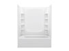 Sterling 71470120 STORE+ 60" x 30" Vikrell® Bath/shower, Right Drain, White