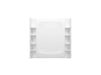 Sterling 71474106 STORE+ 60" x 30" Vikrell® Bath/shower Wall Set with Aging in Place Backerboards, White