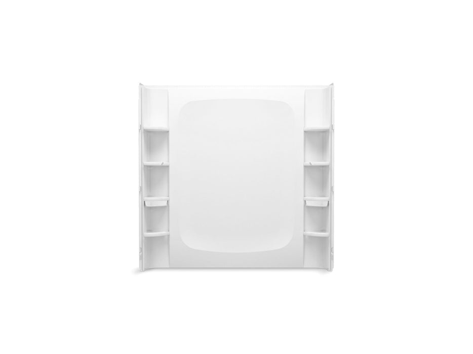 Sterling 71474106 STORE+ 60" x 30" Vikrell® Bath/shower Wall Set with Aging in Place Backerboards, White