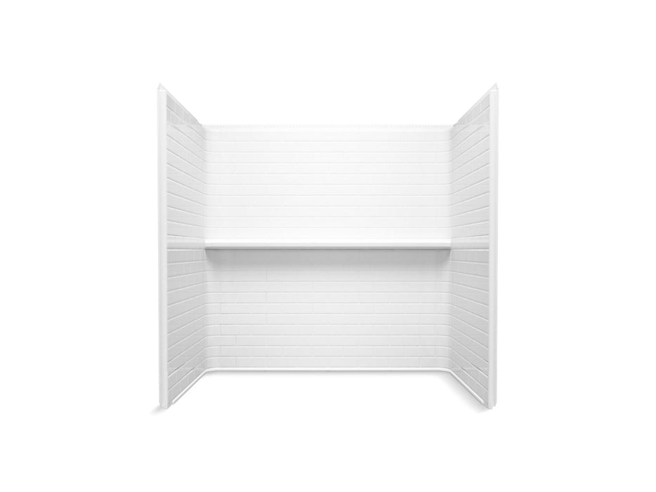 Sterling 71514100 Traverse 60" x 42" Vikrell® Bath/shower Wall Set, White