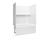 Sterling 71520112 Traverse 60" x 32" Vikrell® Bath/shower, Left Above-floor Drain, White