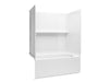 Sterling 71520122 Traverse 60" x 32" Vikrell® Bath/shower, Right Above-floor-drain, White