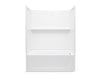 Sterling 71520128 Traverse 60" x 32" Vikrell® Bath/shower with Aging in Place Backerboards, Right Above-floor Drain, White