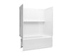 Sterling 71570112 Traverse 60" x 30" Vikrell® Bath/shower, Left Above-floor Drain, White