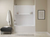 Sterling 71570112 Traverse 60" x 30" Vikrell® Bath/shower, Left Above-floor Drain, White