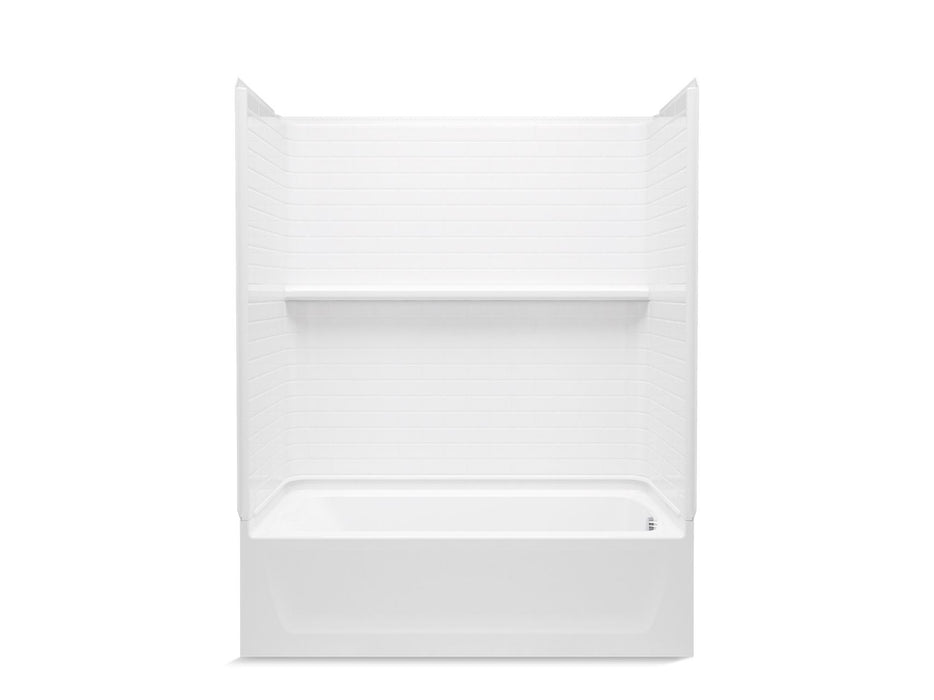 Sterling 71570120 Traverse 60" x 30" Vikrell® Bath/shower, Right Drain, White