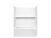Sterling 71600118 Forum Traverse 60" x 30" Above-floor-drain Vikrell® Bath/shower with Aging in Place Backerboards, Left Drai