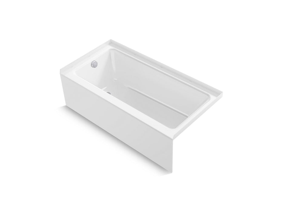 Sterling 71601110 Forum 60" x 30" Vikrell® Alcove Bath, Left Drain, White