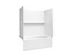 Sterling 71610120 Forum Traverse 60" x 32" Vikrell® Bath/shower, Right Drain, White