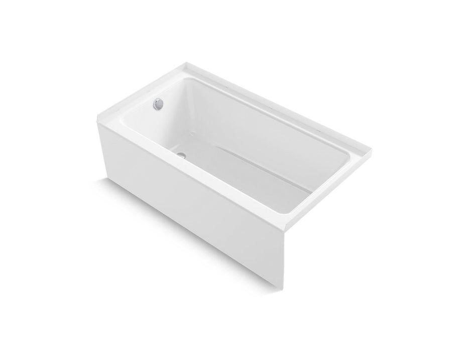 Sterling 71611110-LNR Forum 60" x 32" Vikrell® Alcove Bath, Left Drain, White