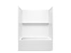 Sterling 71620110 Forum Traverse 60" x 36" Vikrell® Bath/shower, Left Drain, White
