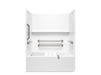 Sterling 71620115 Forum Traverse 60" x 36" Vikrell® Alcove Bath/shower with Aging in Place Backerboards, Grab Bars, and Bath 