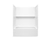 Sterling 71620126 Forum Traverse 60" x 36" Vikrell® Alcove Bath/shower with Aging in Place Backerboards, Right Drain, White