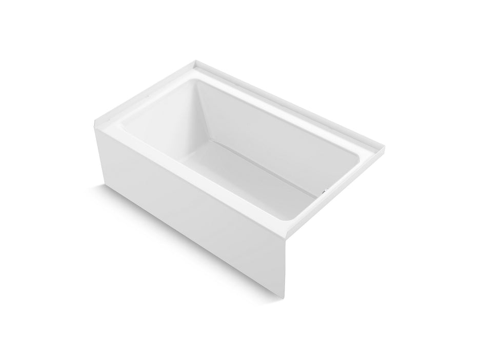 Sterling 71621120 Forum 60" x 36" Vikrell® Alcove Bath, Right Drain, White