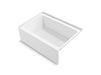 Sterling 71631122 Forum 60" x 42" Above-floor-drain Vikrell® Alcove Bath, Right Drain, White