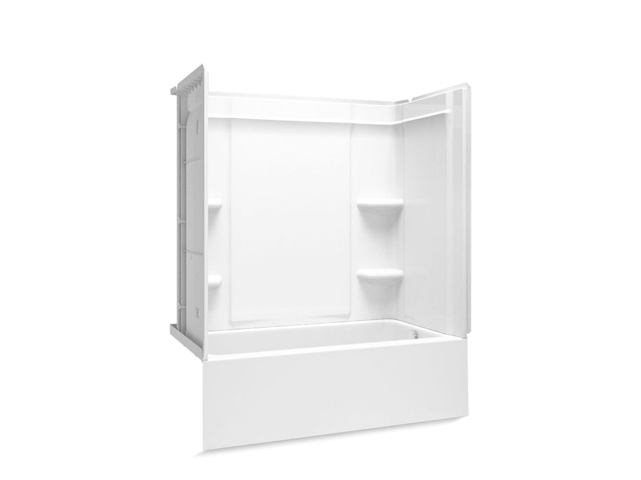 Sterling 71700120 Forum Medley 60" x 30" Vikrell® Bath/shower, Right Drain, White