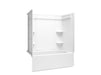 Sterling 71710120 Forum Medley 60" x 32" Vikrell® Bath/shower, Right Drain, White