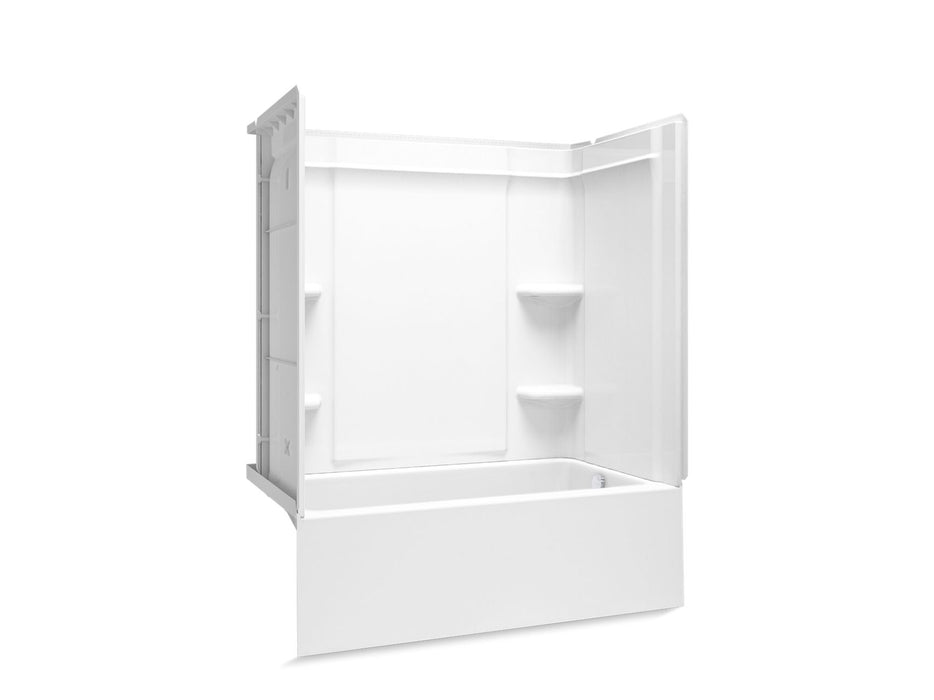 Sterling 71710120 Forum Medley 60" x 32" Vikrell® Bath/shower, Right Drain, White