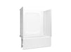 Sterling 71800112 Forum STORE+ 60" x 30" Above-floor-drain Vikrell® Bath/shower, Left Drain, White