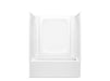 Sterling 71800122 Forum STORE+ 60" x 30" Above-floor-drain Vikrell® Bath/shower, Right Drain, White