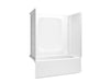 Sterling 71810120 Forum STORE+ 60" x 32" Vikrell® Bath/shower, Right Drain, White
