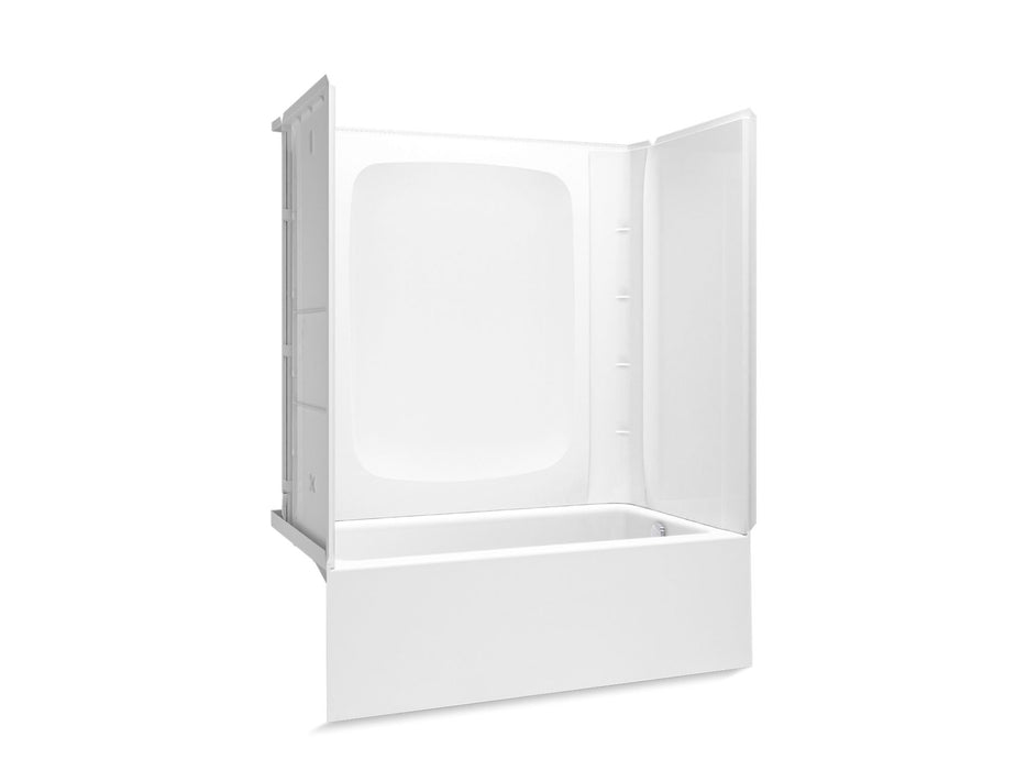 Sterling 71810120 Forum STORE+ 60" x 32" Vikrell® Bath/shower, Right Drain, White