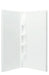 Sterling 72044106 Intrigue 39" x 39" Vikrell® Tile Neo-angle Shower Wall Set with Aging in Place Backerboards, White