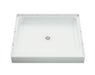 Sterling 72101100 Ensemble 36" x 34" Vikrell® Shower Base, Center Drain, White