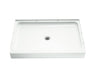 Sterling 72121100 Ensemble 48" x 34" Vikrell® Shower Base, Center Drain, White