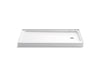 Sterling 72171120 Ensemble 60" x 30" Vikrell® Shower Base, Right Drain, White