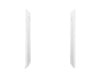 Sterling 72175106 Ensemble Curve 30" Vikrell® Shower End Walls with Aging in Place Backerboards, White