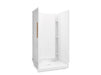 Sterling 72250106 Accord 42" x 36" Vikrell® Shower with Aging in Place Backerboards, Center Drain, White