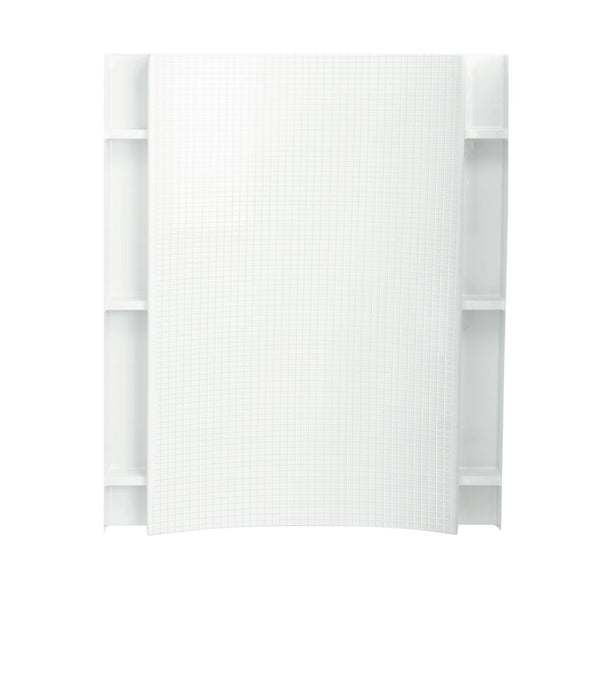 Sterling 72272106 Accord 60" Vikrell® Shower Back Wall with Aging in Place Backerboards, White