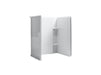 Sterling 72284100 Accord 48" x 36" Vikrell® Seated Shower Wall Set, White