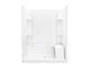 Sterling 72290100 Accord 60" x 36" Vikrell® Seated Shower, Center Drain, White