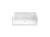 Sterling 72291100 Accord 60" x 36" Vikrell® Seated Shower Base, Center Drain, White
