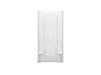 Sterling 72302106 STORE+ 36" Vikrell® Shower Back Wall with Aging in Place Backerboards, White