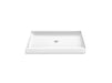 Sterling 72311100 GUARD+ 48" x 36" Vikrell® Shower Base, Center Drain, White