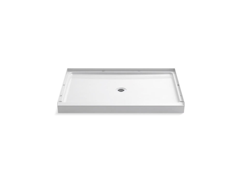 Sterling 72321100 GUARD+ 48" x 34" Vikrell® Shower Base, Center Drain, White