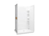 Sterling 72322106 STORE+ 48" Vikrell® Shower Back Wall with Aging in Place Backerboards, White
