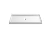 Sterling 72331100 GUARD+ 60" x 34" Vikrell® Shower Base, Center Drain, White