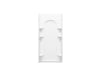 Sterling 72342100 Ensemble Curve 36" Vikrell® Shower Back Wall, White